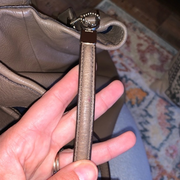 Coach Madison Phoebe Brown Leather 3 Pocket Satchel Shoulder Bag - Picture 9 of 11